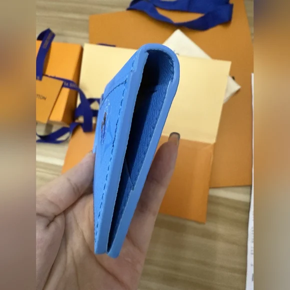Louis Vuitton Pocket Organizer Blue